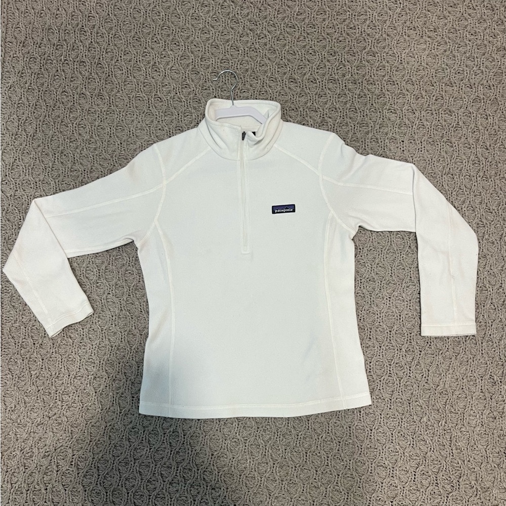 Women's Micro D® 1/4-Zip Fleece, Size:S, Color:Birch White